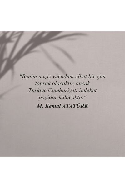 HOMEPACK Atatürk Çerçeveli Tablo Siyah