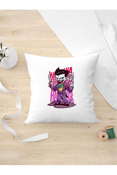 Panorama Ajans Joker Mini Design Ειδική Μαξιλαροθήκη για τους λάτρεις ταινιών Dc 2