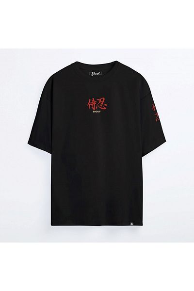 Shout Υπερμεγέθη μπλουζάκι Hannya Kyogen Oldschool Unisex