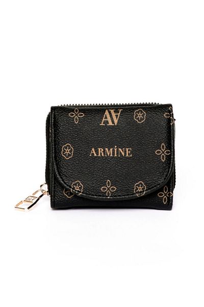 Armine Women's Black Printed Wallet