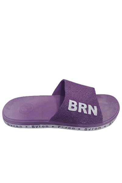 Byron Brn B050-10 Γυναικεία λιλά αντιολισθητική σόλα Sea Beach Pool Daily Walking Slippers
