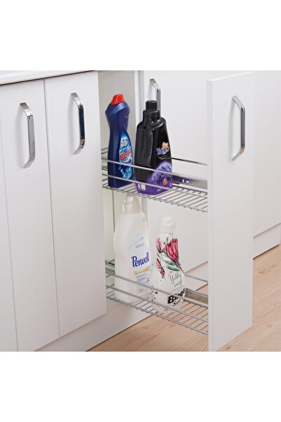 Huzur Mobilya Yandan Teleskopık Raylı Deterjanlık 20 Cm