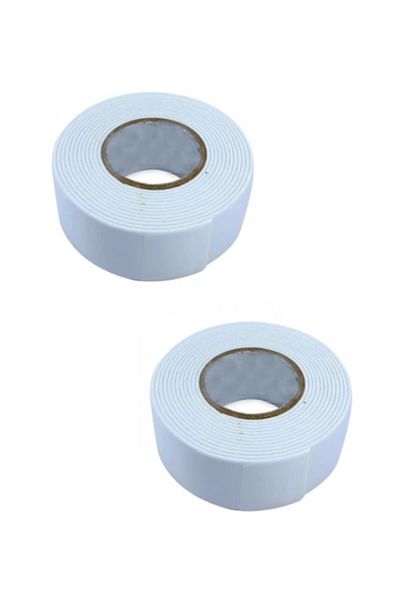 Kubermatu 2 Pieces Double Sided Foam Tape 18mm X 2m