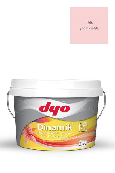 Dyo Dinamik Silikonlu Silinebilir Ipek Mat Iç Cephe Duvar Boyası 4568 Şirin P...