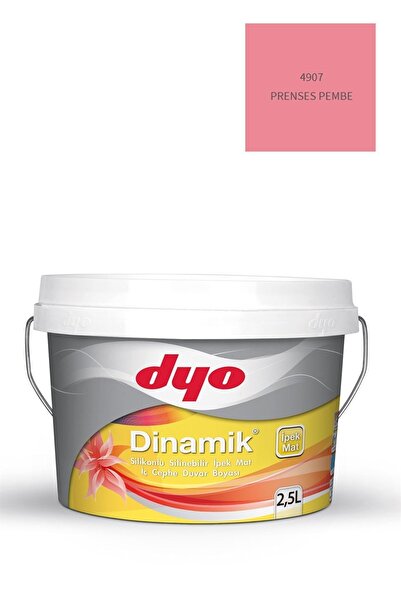 Dyo Dinamik Silikonlu Silinebilir Ipek Mat Iç Cephe Duvar Boyası 4907 Prenses...