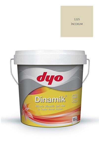 Dyo Dinamik Silikonlu Silinebilir Ipek Mat Iç Cephe Duvar Boyası 1225 Incekum...