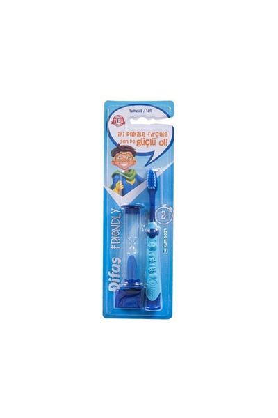 Difaş Friendly Children's Toothbrush Blue (WITH HORSE) Soft Bristles