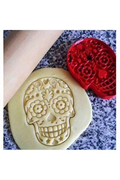 Bi'şeyler Sepeti قالب كوكي جمجمة مكسيكية