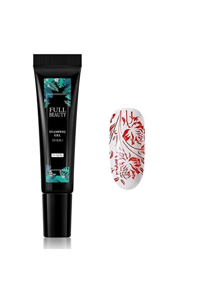Venalisa Kırmızı Renk Stamping Jel Stamp Ojesi 8 Ml