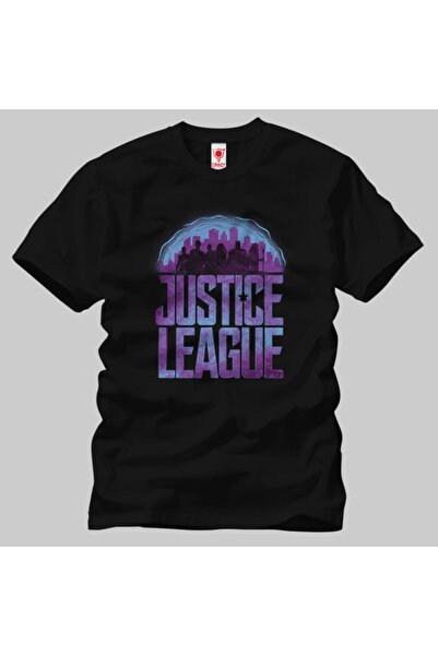Crazy Футболка Justice League City Silhouette для чоловіків