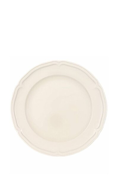 Villeroy & Boch Manoir Beyaz Porselen Yemek Tabağı 26 cm