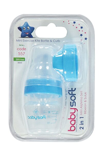 Babysoft Baby Soft Pp Mini Biberon Suluk Alıştırma Seti 30 Ml Mavi