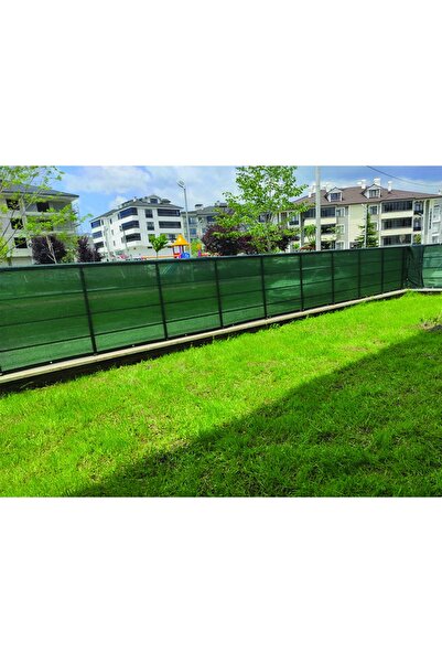 Filexus %95'lik 2m X 10m Gölgelik-bahçe Çit Filesi-şeritli Halkalı - Koyu Yeşil