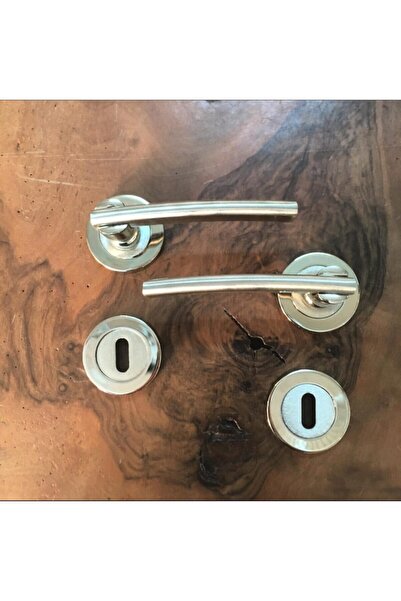 OPENDOOR Side Rozetli Nikel Saten (oda) Kapı Kolu