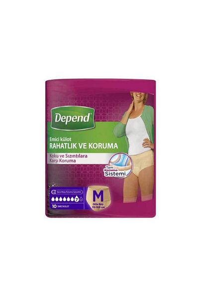 Depend Absorbent Panties Women's Medium