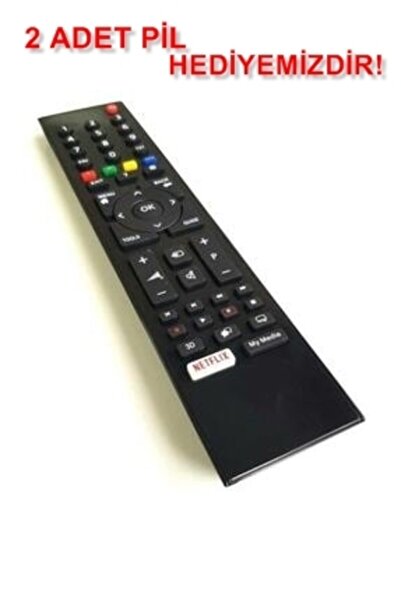 Arçelik Beko Altus Grundig Smart Lcd Led Uyumlu Tv Televizyon Kumandası Netfl...