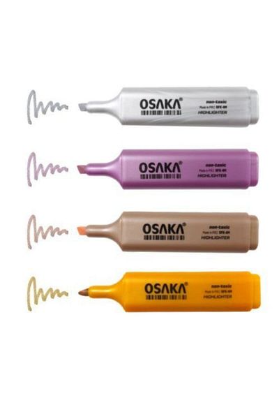 Osaka Metallic Highlighter 4 Pieces (PACKAGE) F.k