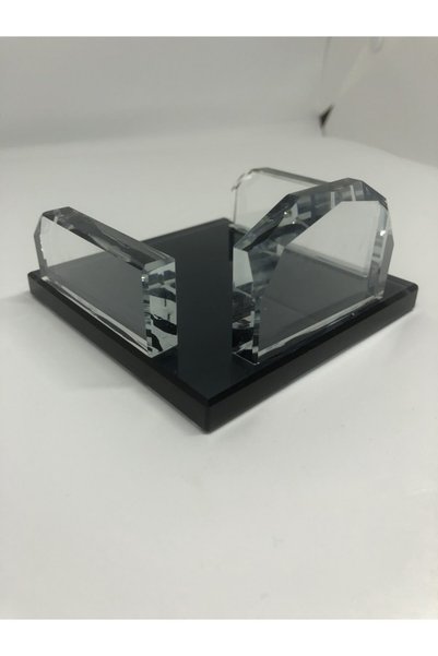 Gündoğan Kristal Glass Note Card Holder