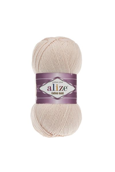 Alize Nr:382 Model Pantofi din bumbac auriu