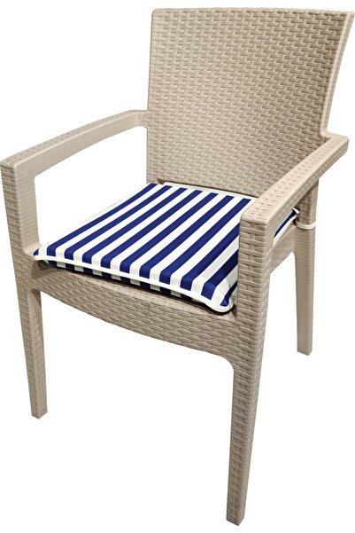 Derya Ticaret Sandalye Minderi 4 Adet Biyeli 40x45 Cm