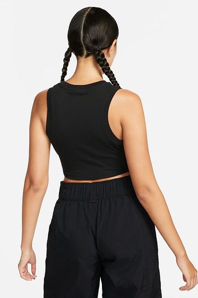 Nike Sportswear Essential – Geripptes, kurzes Tanktop