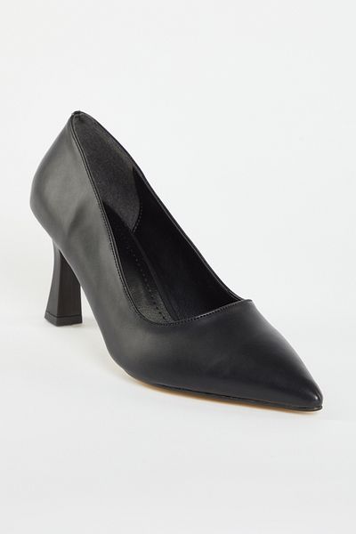 TRENDYOL SHOES Women's Black Stiletto Heeled Shoes - TAKSS24TO00012