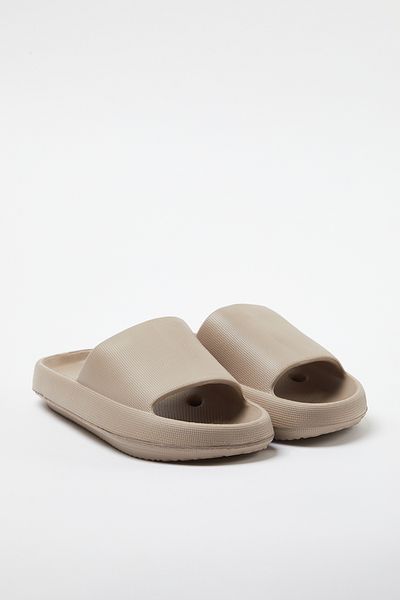 TRENDYOL SHOES Papuci de piscină pentru femei Mink Flatform TAKSS24TE00013