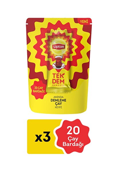 Lipton Anında Çay Tek Dem Klasik 10 Lu Paket X 3
