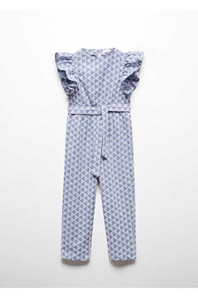 MANGO Kids Volanlı Işlemeli Tulum