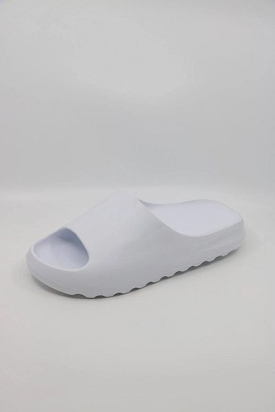 stilfest Sabo alb unisex - papuci de plajă confortabili zilnic, cu balcon, grădină, piscină
