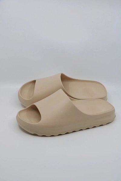 stilfest Unisex Light Brown Sabo - Daily Comfortable Balcony Garden Pool Beach Slippers