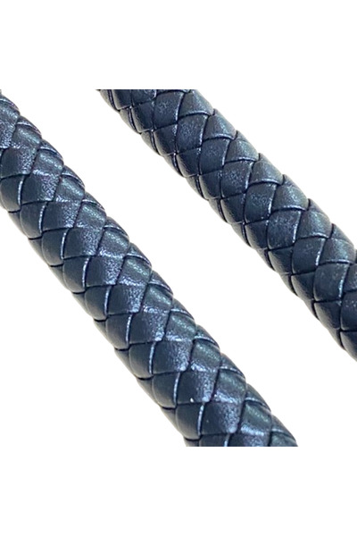 EleganTShoP Faux Leather Knitted Bag - Handle Brg55