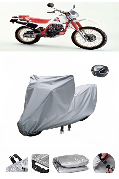 BODYGARD Honda XL 200 - مشمع دراجة نارية سميك للغاية ومتوافق مع الحقيبة الخلفية