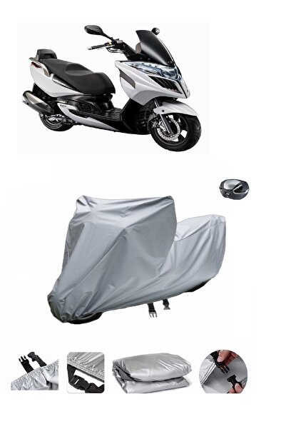 BODYGARD Kymco Grand Dink 250i - مشمع دراجة نارية سميك للغاية ومطابق للحقيبة ...