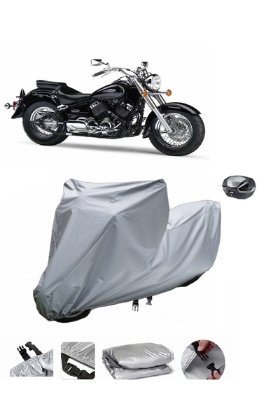 BODYGARD Yamaha XVS 650 Drag Star - موتو سوزوكي سميك للغاية وظهر للاستخدام ال...