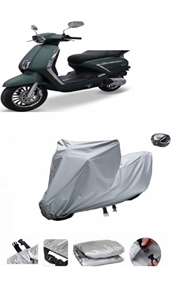 BODYGARD King Motor Vega 125 - مشمع دراجة نارية سميك للغاية وحقيبة خلفية