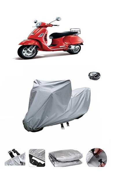 BODYGARD Vespa GTS 250 - مشمع دراجة نارية سميك للغاية ومتوافق مع حقيبة الخلف