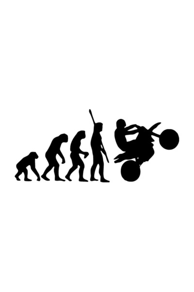 Generic Brand Homo Sapien Auto Engine Laptop Wall Foil Sticker - 10x4 cm