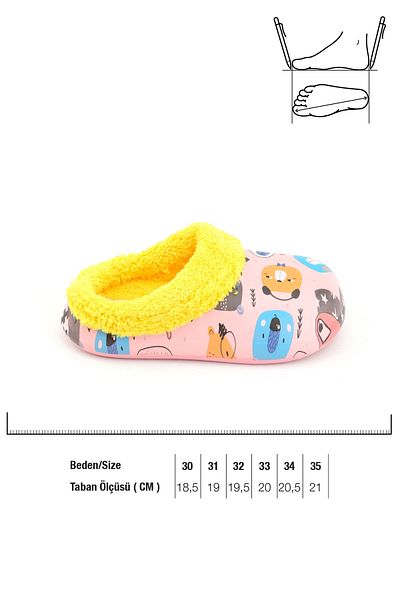 GEZER Winter Girls' Home Garden Slippers with Plush Inside