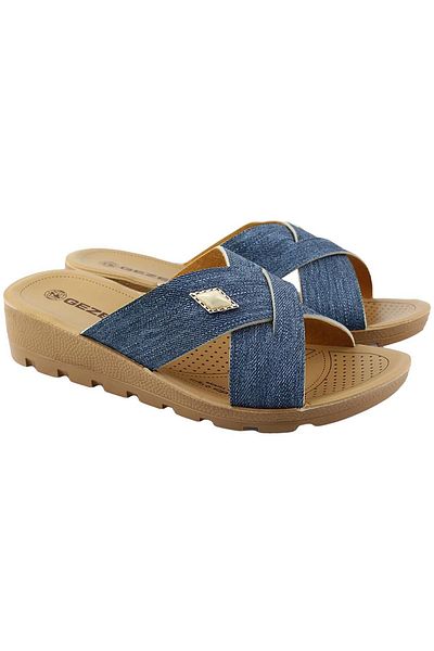 GEZER Papuci casual albastri