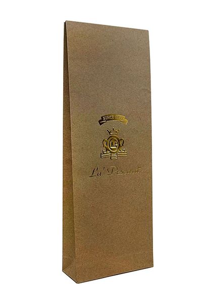 La Pescara Brown Satin Slim Tie SK5310