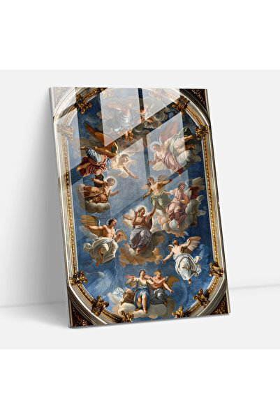 Popcas طباعة رافايلو الزجاجية، رافايلو سانزيو، ديكور الحائط، طباعة زجاجية