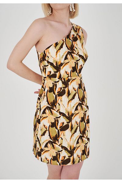Herita One-Shoulder-Minikleid