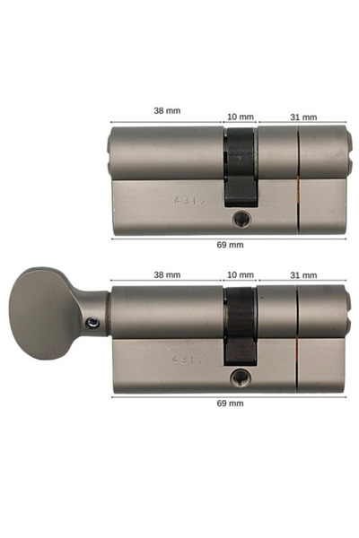Mul-T-Lock Bilyalı Ikiz Tuzaklı Barel Seti 69mm 7x7 - 92100860
