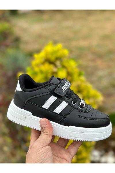 MUGGO Jerry Daily Unisex Children's Guaranteed Elastic and Velcro Comfortable Sneaker Sports Shoes