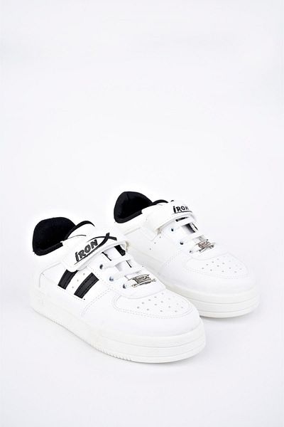 MUGGO Jerry Daily Unisex Children's Guaranteed Elastic and Velcro Comfortable Sneaker Sports Shoes