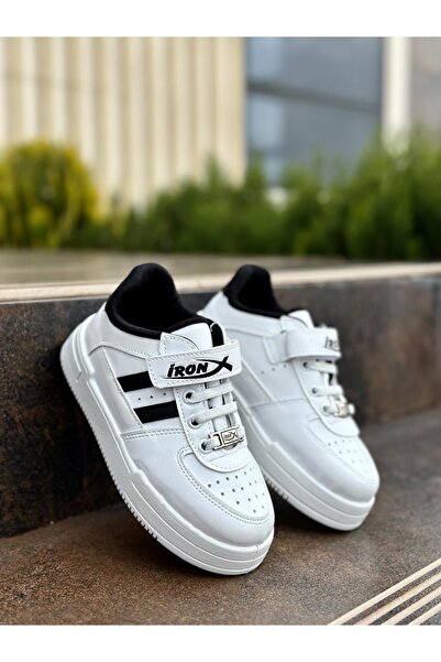 MUGGO Jerry Daily Unisex Children's Guaranteed Elastic and Velcro Comfortable Sneaker Sports Shoes