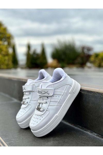MUGGO Jerry Daily Unisex Children's Guaranteed Elastic and Velcro Comfortable Sneaker Sports Shoes