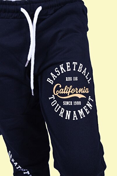 PANİO KİDS Μαύρο φούτερ με διπλή τσέπη για αγόρι με στάμπα μπάσκετ