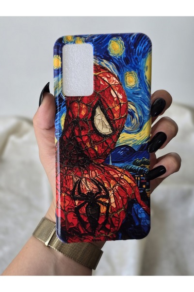 SUPER FRAME Oppo A16 / A55 Uyumlu Baskılı Şeffaf Telefon Kılıfı